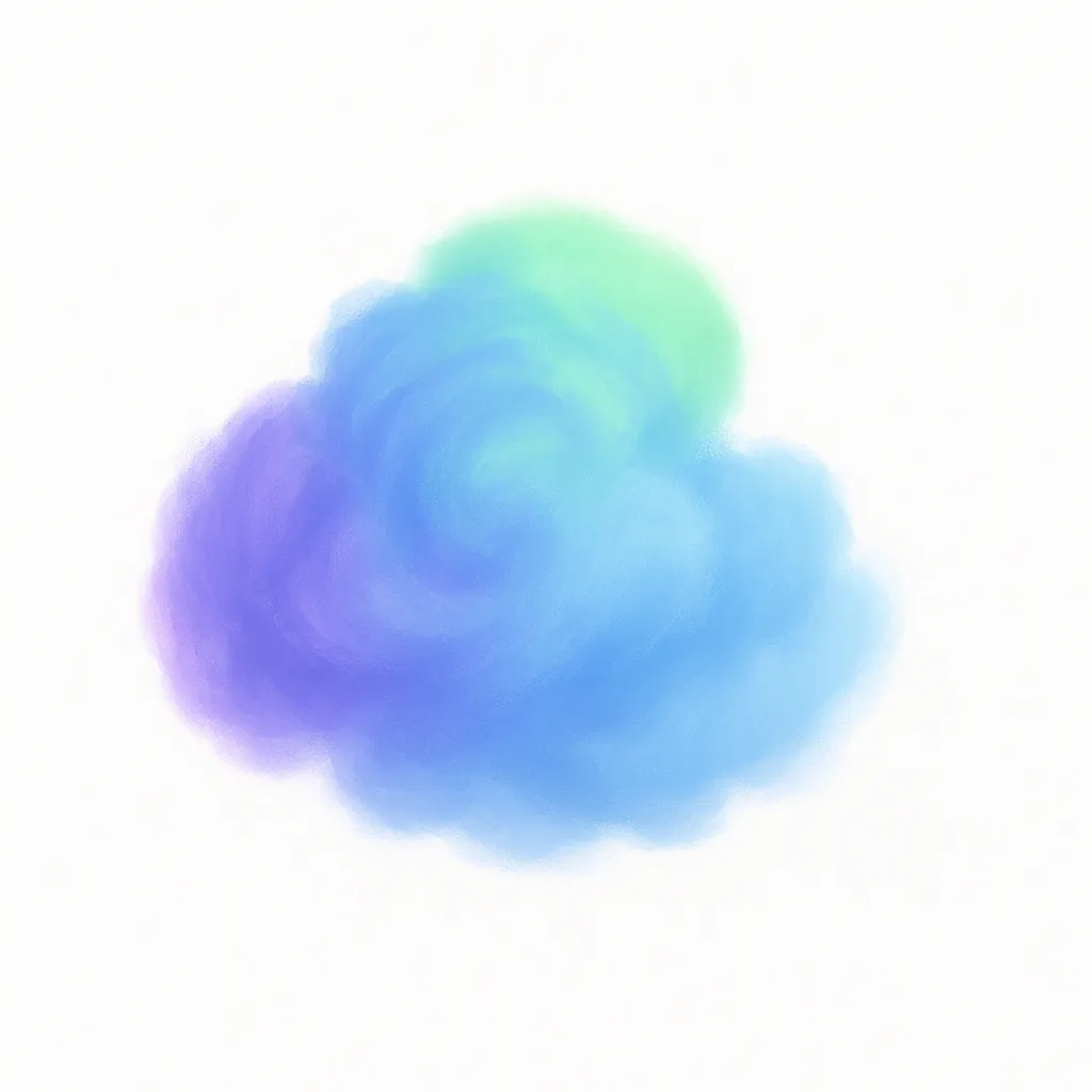 A watercolor like representation of these functions melding together